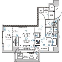 ディアレイシャス押上SKY VILLAGEの物件間取画像